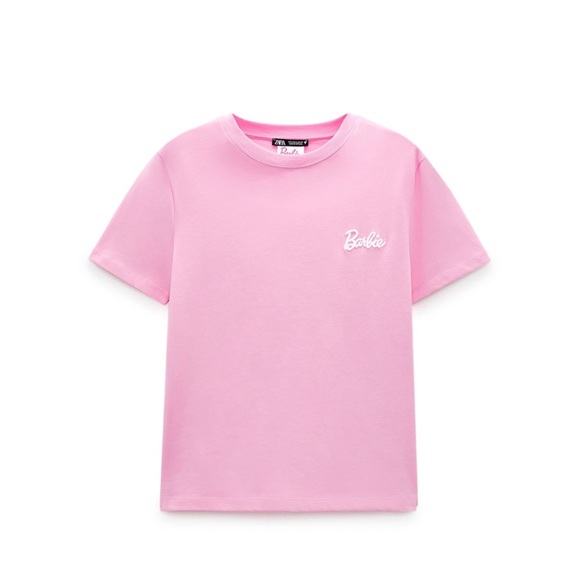Zara x Barbie movie T-Shirt Pink - Picture 3 of 3